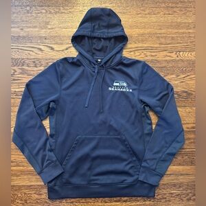 #588 SEATTLE SEAHAWKS NFL Navy Hoodie
